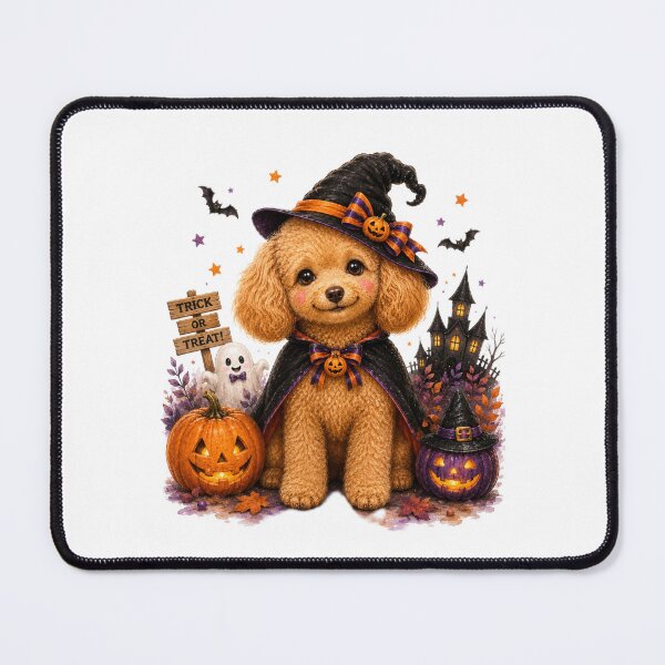 Item preview, Halloween Toy Poodle – Witchy Night designed and sold by R&A HANDMADE.