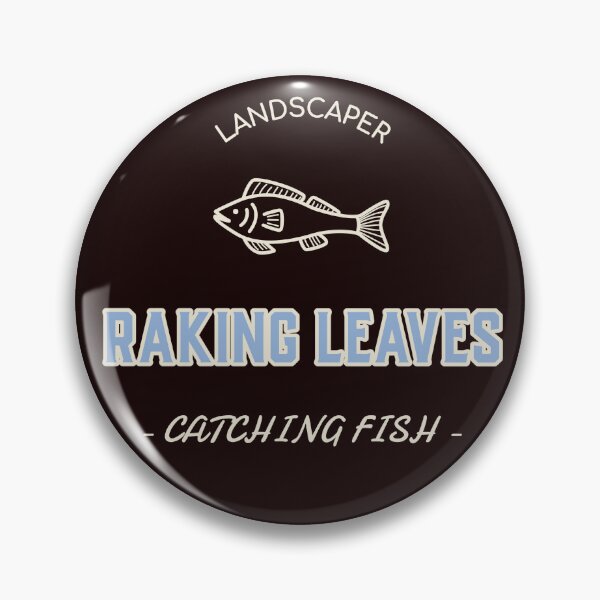 Item preview, LANDSCAPER RAKING LEAVES CUTTING GRASS designed and sold by JamiesLocker.