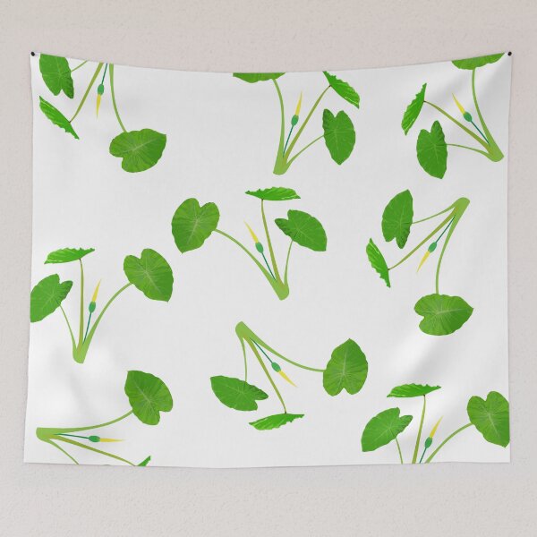 Item preview, Vector illustration of a taro pattern plant.  designed and sold by MiMee4451.