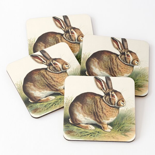 Item preview, Wild Rabbit Engraving Style Art Print designed and sold by NorthernWallCo1.