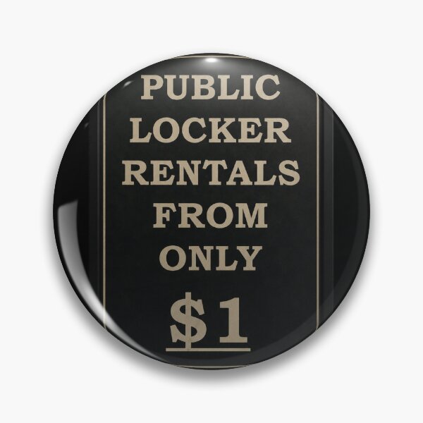 Item preview, Public Locker Rentals Vintage Sign designed and sold by Foryoubroshirt.