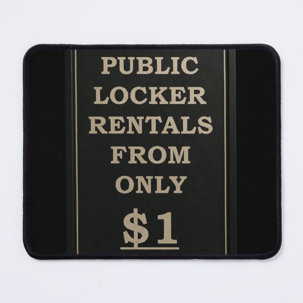 Item preview, Public Locker Rentals Vintage Sign designed and sold by Foryoubroshirt.