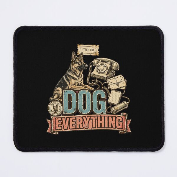 Item preview, I Tell the Dog Everything Shirt, Funny Dog Lover T-Shirt, Dog Mom Gift, Dog Dad Gift, Dog Owner Shirt, Canine Lover Apparel, Funny Dog Gift, Pet Lover T-Shirt designed and sold by Typologystudios.