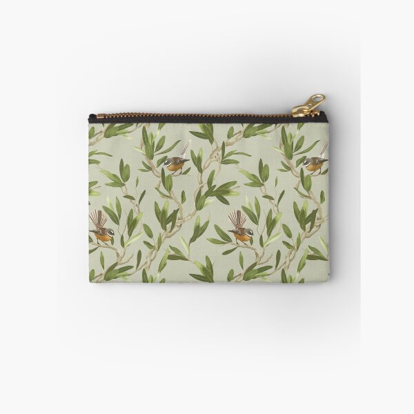 Item preview, Fantail Botanical - Pale Natural Green designed and sold by Sarah Thorpe Designs .