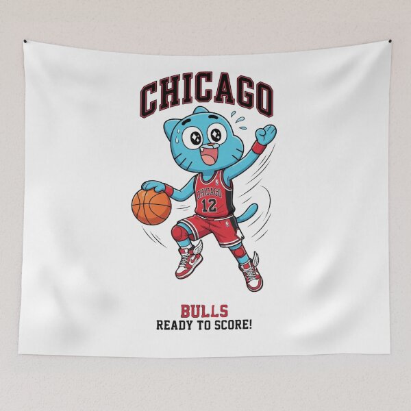 Item preview, Retro Blue Cat Basketball Player Ready To Score designed and sold by BlasiseDS.