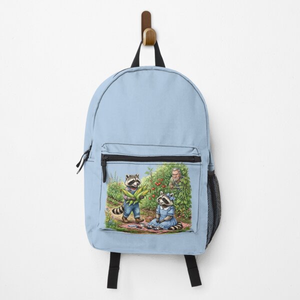 Item preview, Raccoon Lunch Date in the Garden designed and sold by The She Shed.
