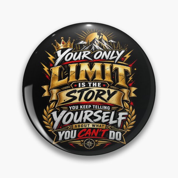 Item preview, Your Only Limit Is Yourself Motivational Quote | Luxury Streetwear Typography designed and sold by Akseries.