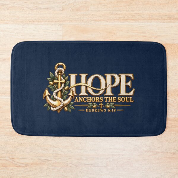 Item preview, Hope Anchors the Soul – Hebrews 6:19 Christian Anchor designed and sold by HO•Designs.
