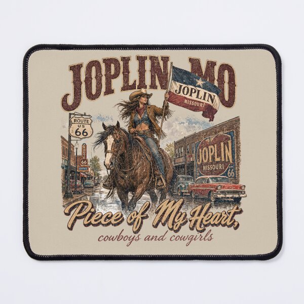 Item preview, Joplin Missouri Route 66 Cowgirl Western Design designed and sold by castillomiami.