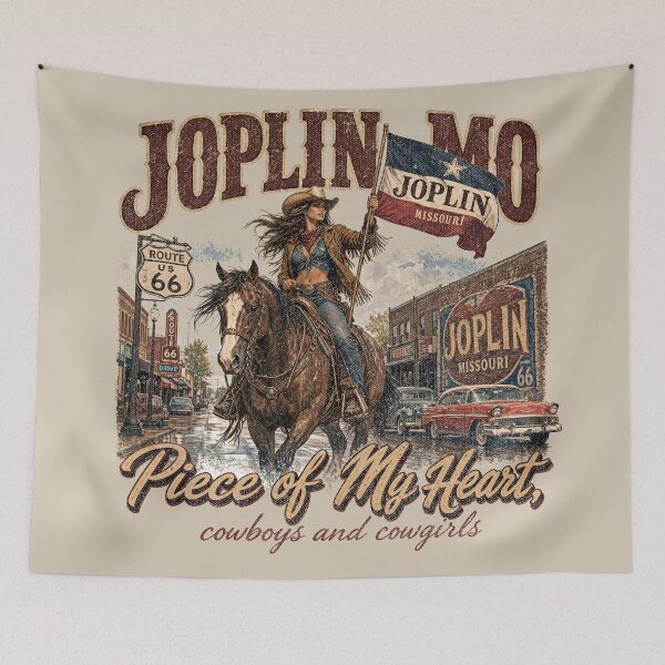 Item preview, Joplin Missouri Route 66 Cowgirl Western Design designed and sold by castillomiami.