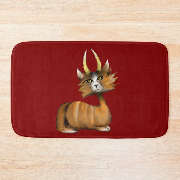 Item preview, Tan Demonic Ginger Cat designed and sold by DwellerArt.