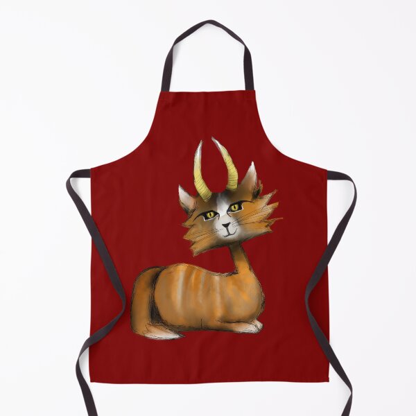 Item preview, Tan Demonic Ginger Cat designed and sold by DwellerArt.