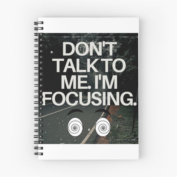 Item preview, Don't Talk To Me I'm Focusing Funny Gamer Introvert Quote designed and sold by LensDyn™.