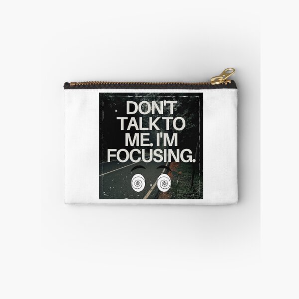 Item preview, Don't Talk To Me I'm Focusing Funny Gamer Introvert Quote designed and sold by LensDyn™.