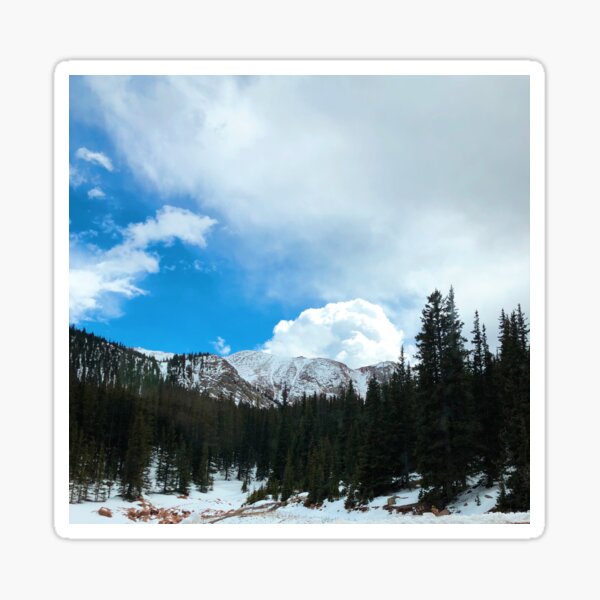 Mountains Sticker