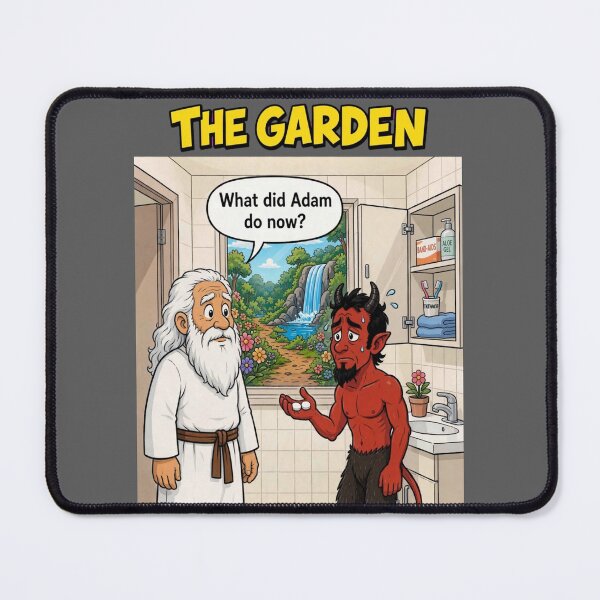 Item preview, The Garden - What Did Adam Do Now? designed and sold by Fort Chiswell Trading Company.