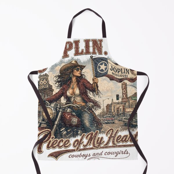 Item preview, Joplin Missouri Route 66 Cowgirl Motorcycle Design designed and sold by castillomiami.