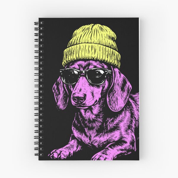Item preview, Dachshund With a Beanie and Sunglasses designed and sold by MZS Studio.