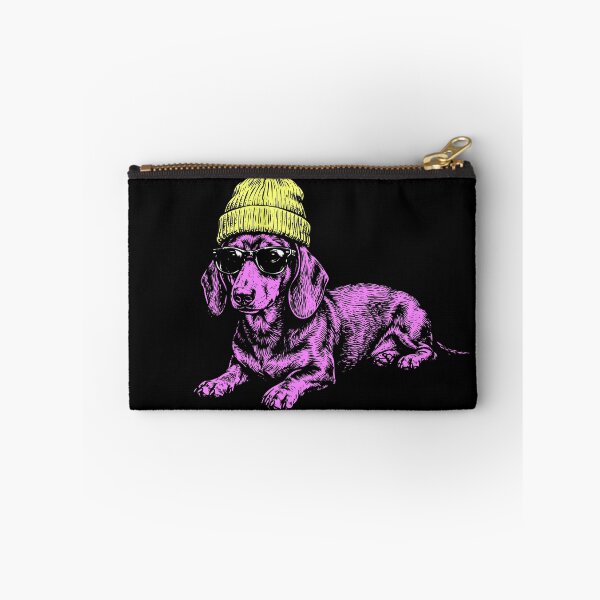 Item preview, Dachshund With a Beanie and Sunglasses designed and sold by MZS Studio.