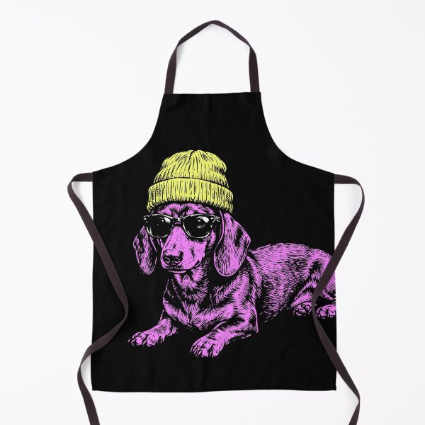 Item preview, Dachshund With a Beanie and Sunglasses designed and sold by MZS Studio.