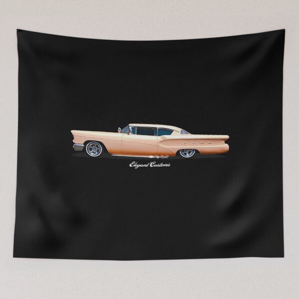 Item preview, 1958 Pontiac chopped top no text - Lowrider, Kustom, Hot Rod, Muscle Car designed and sold by Elegant Customs.