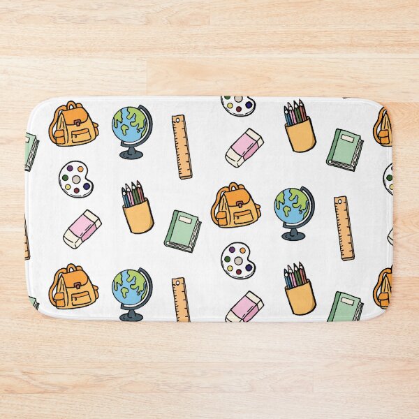 Item preview, Back to School Doodle Set, Hand Drawn Stationery Bundle, Pastel School Supplies designed and sold by Tanapan2529.