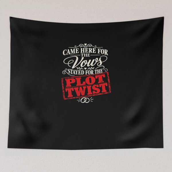 Item preview, Funny Came Here For The Vows Wedding Humor Art designed and sold by elderberry.