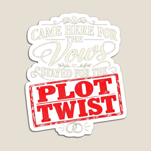 Item preview, Funny Came Here For The Vows Wedding Humor Art designed and sold by elderberry.