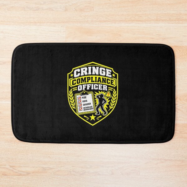Item preview, Funny Cringe Compliance Officer designed and sold by elderberry.