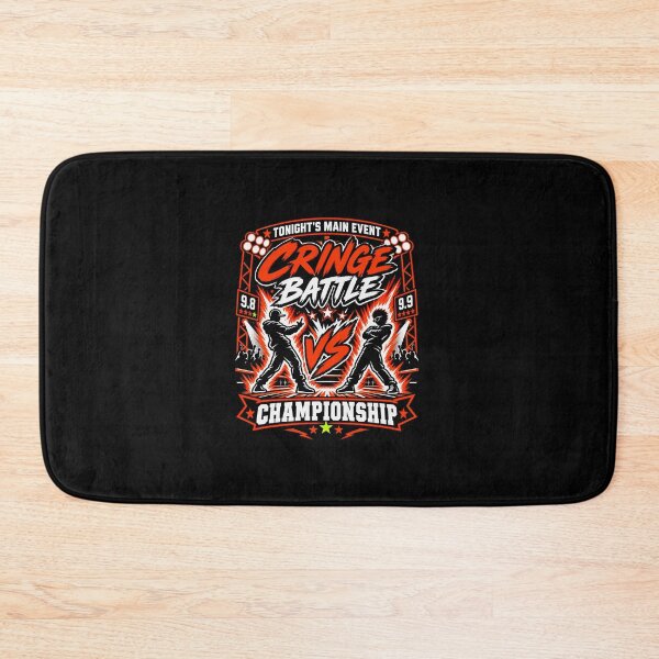 Item preview, Funny Tonight's Main Event Cringe Battle Championship Art designed and sold by elderberry.