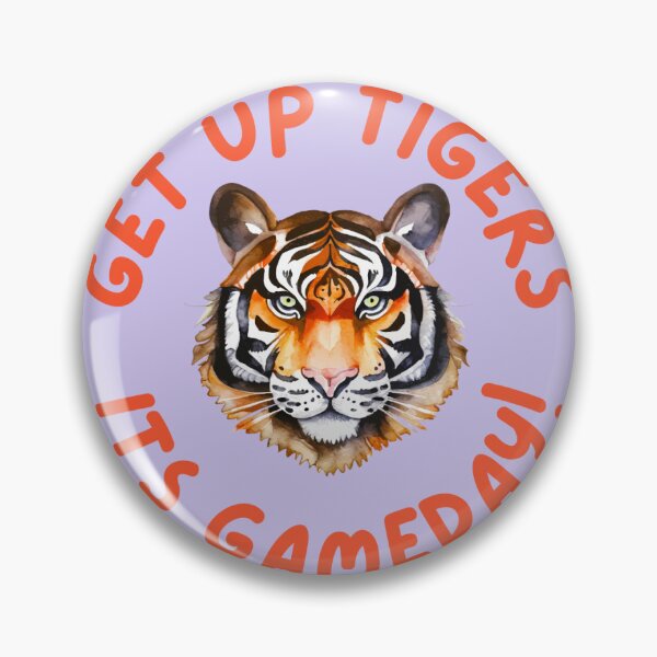 Aperçu de l'œuvre Allez les Tigers ! Jour de match ! – Clemson créée et vendue par OhSoSticky.