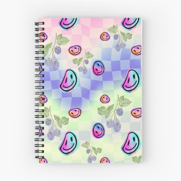 Item preview, Neon Smiley Face Pattern Happy Purple Blackberry Trippy Colors designed and sold by aliyeus.