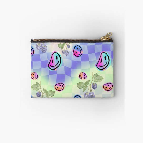 Item preview, Neon Smiley Face Pattern Happy Purple Blackberry Trippy Colors designed and sold by aliyeus.