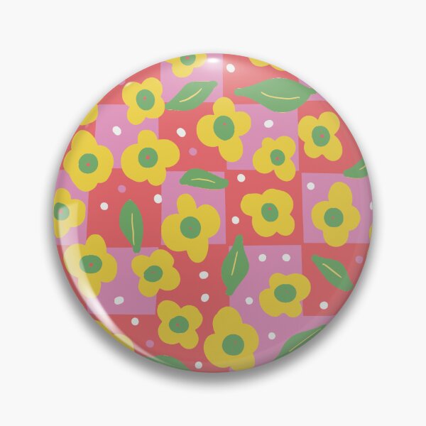 Item preview, Happy Wonky Check And Flower Colorful Fun. designed and sold by SalsySafrano.