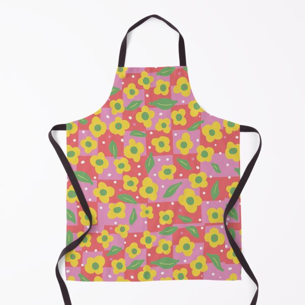 Item preview, Happy Wonky Check And Flower Colorful Fun. designed and sold by SalsySafrano.