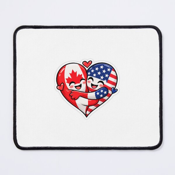 Item preview, Canada USA Friendship designed and sold by luchik-and-co.