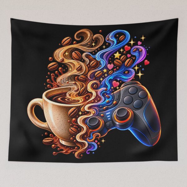 Item preview, Coffee and Gaming - Cozy Gamer Fuel Design/Gift designed and sold by 3B-Store.