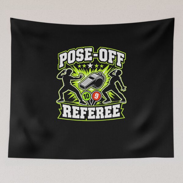 Item preview, Funny Pose-Off Referee Cringe Competition Scores Art designed and sold by elderberry.