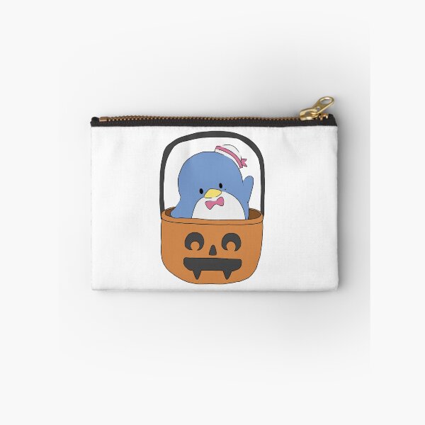 Item preview, Cute Sanrio Character Tuxedo Sam in Pumpkin Basket Halloween Kawaii Fall Illustration designed and sold by Iska-Designs.