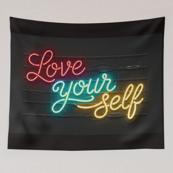 Item preview, Love Yourself Minimalist Text Aesthetic Self Care Affirmation Graphic designed and sold by Sulco Design.