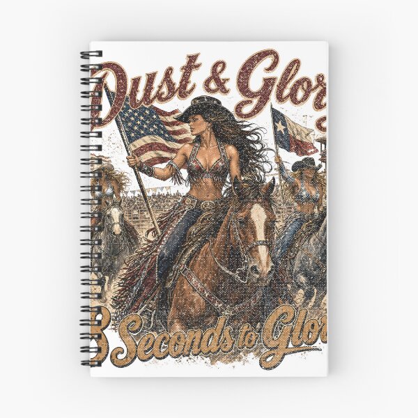 Item preview, Dust & Glory 8 Seconds to Glory Cowgirl Rodeo Design designed and sold by castillomiami.