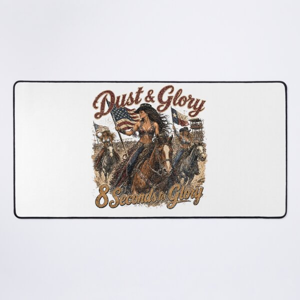Item preview, Dust & Glory 8 Seconds to Glory Cowgirl Rodeo Design designed and sold by castillomiami.