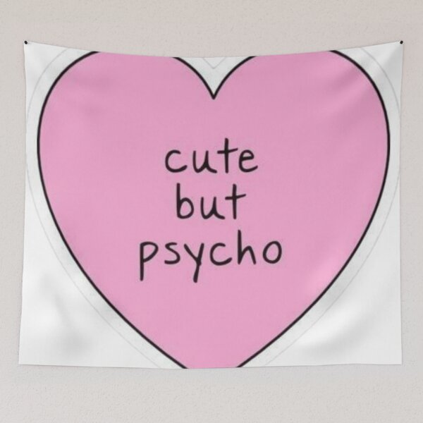 Item preview, Cute But Psycho - Pink Heart Aesthetic designed and sold by conamor-bymel.