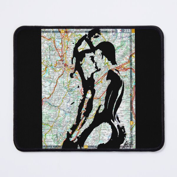 Item preview, Savoie Passion – Chambéry & Aix-les-Bains Dominant Gay Twinks Kissing Nude Map Art - NLMKArtStudio designed and sold by NLMKArtStudio.