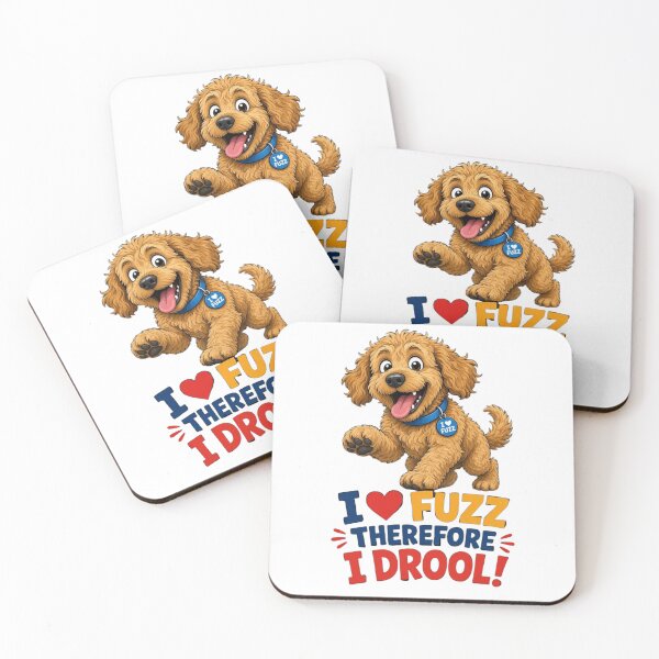 Aperçu de l'œuvre J'adore les Labradoodles à poils longs créée et vendue par Greta Lobodzinska.