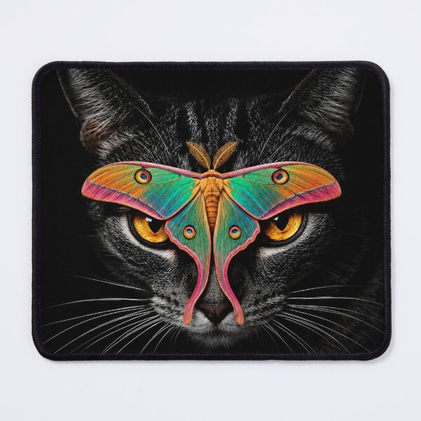 Item preview, Sunset Moth Cat With Golden Eyes designed and sold by Kimberly Palmer.