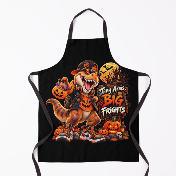Item preview, Halloween T-Rex Dinosaur, Funny Spooky Trick or Treat Pumpkin Candy Haunted House designed and sold by PRINYOS.