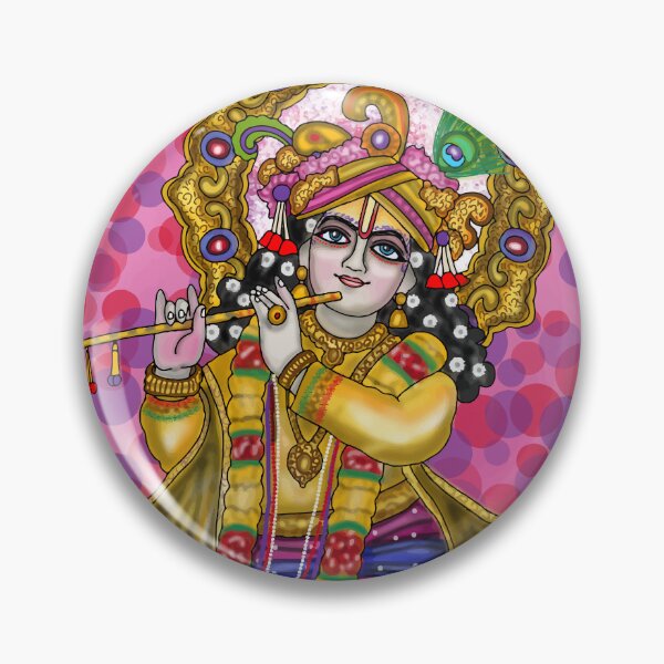 Item preview, Krishna Digital Drawing | Divine Hindu God Artwork and Spiritual Illustration designed and sold by Harshit_Digital_Arts.