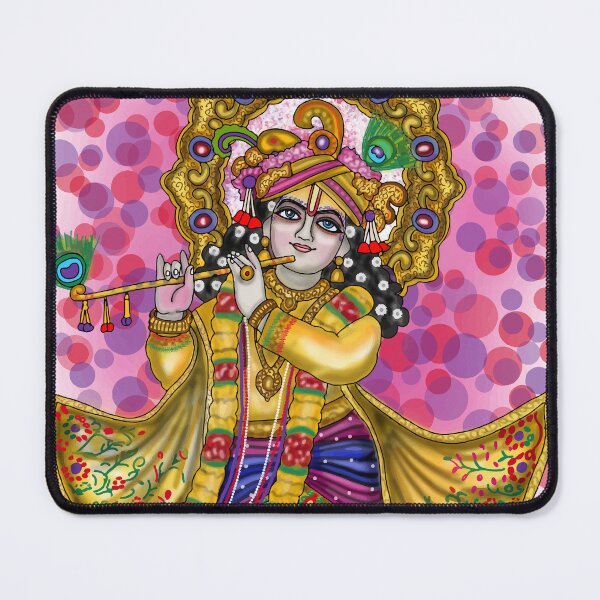 Item preview, Krishna Digital Drawing | Divine Hindu God Artwork and Spiritual Illustration designed and sold by Harshit_Digital_Arts.