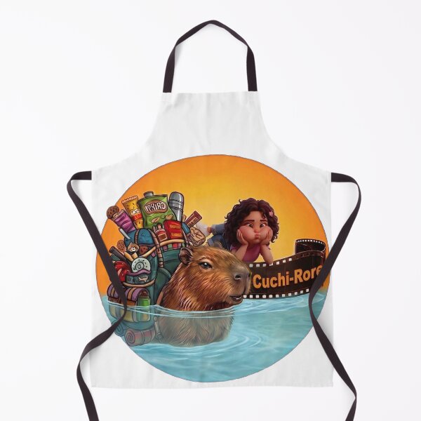Item preview, Cuchi-Rore Capybara Swimming With Snacks designed and sold by CUCHIRORE.